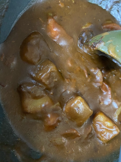 しめじと魚肉ソーセージ入りのカレー