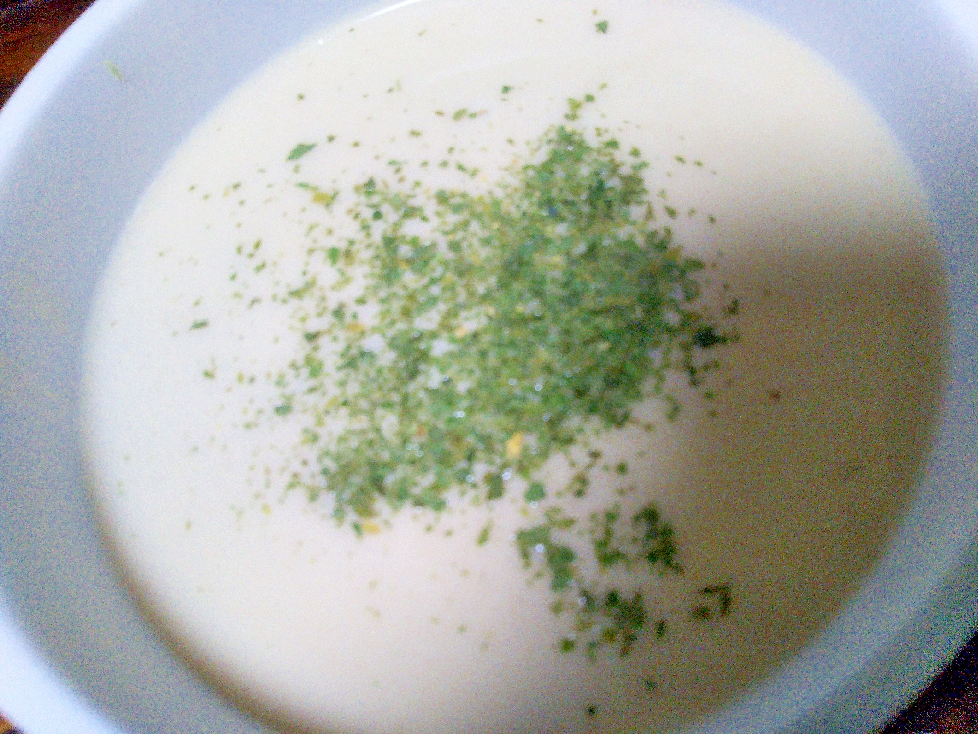 大根とアーモンドミルクのスープ