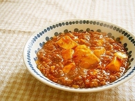 麻婆豆腐！絹ごし豆腐でぷるぷるに♪