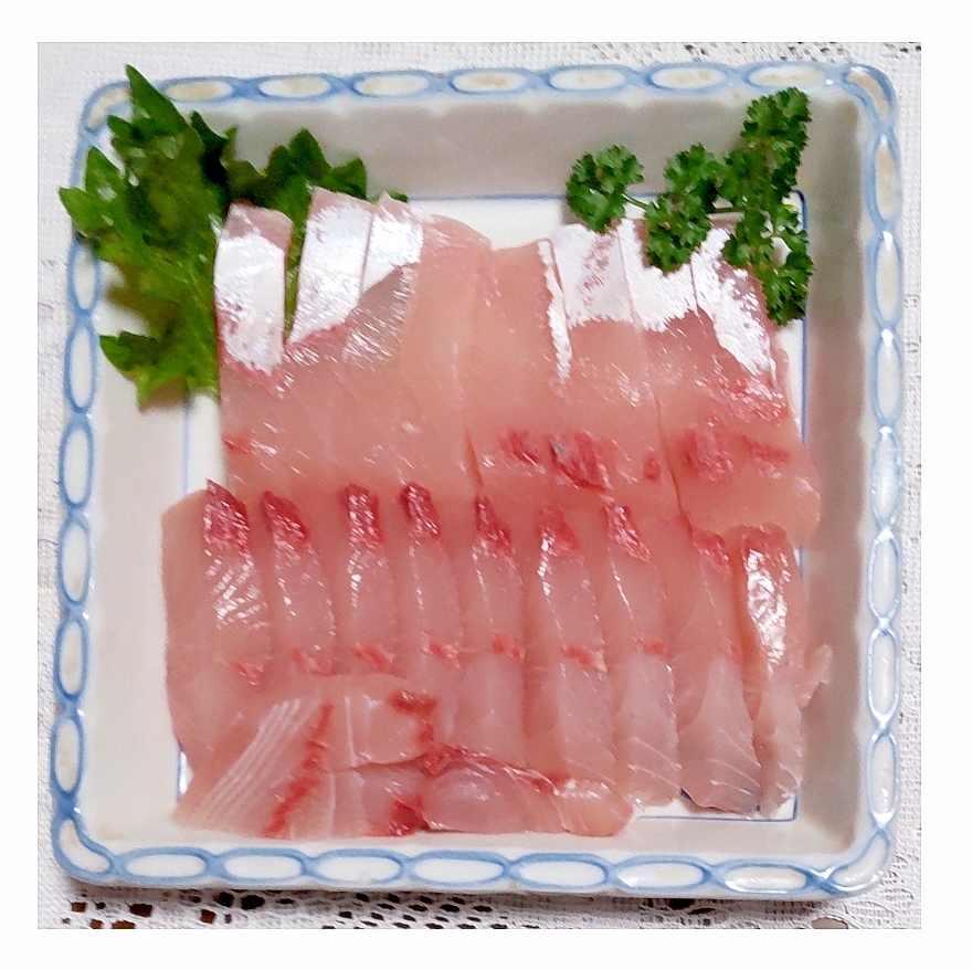 ヒラマサの昆布締め