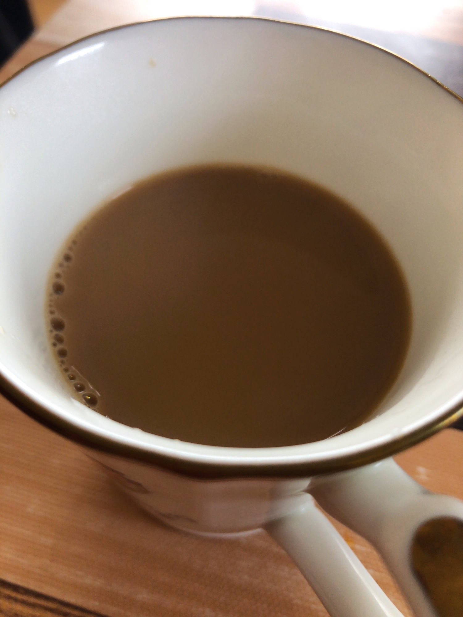 紅茶香るミルクホットコーヒー
