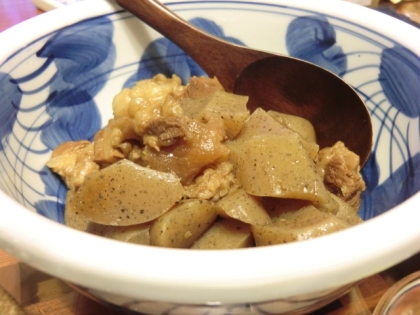 保温調理鍋で作りました。　牛すじがトロトロでとても美味しかったです。初挑戦だったのですが、こちらのレシピを参考にして大正解でした☆ありがとうございました。