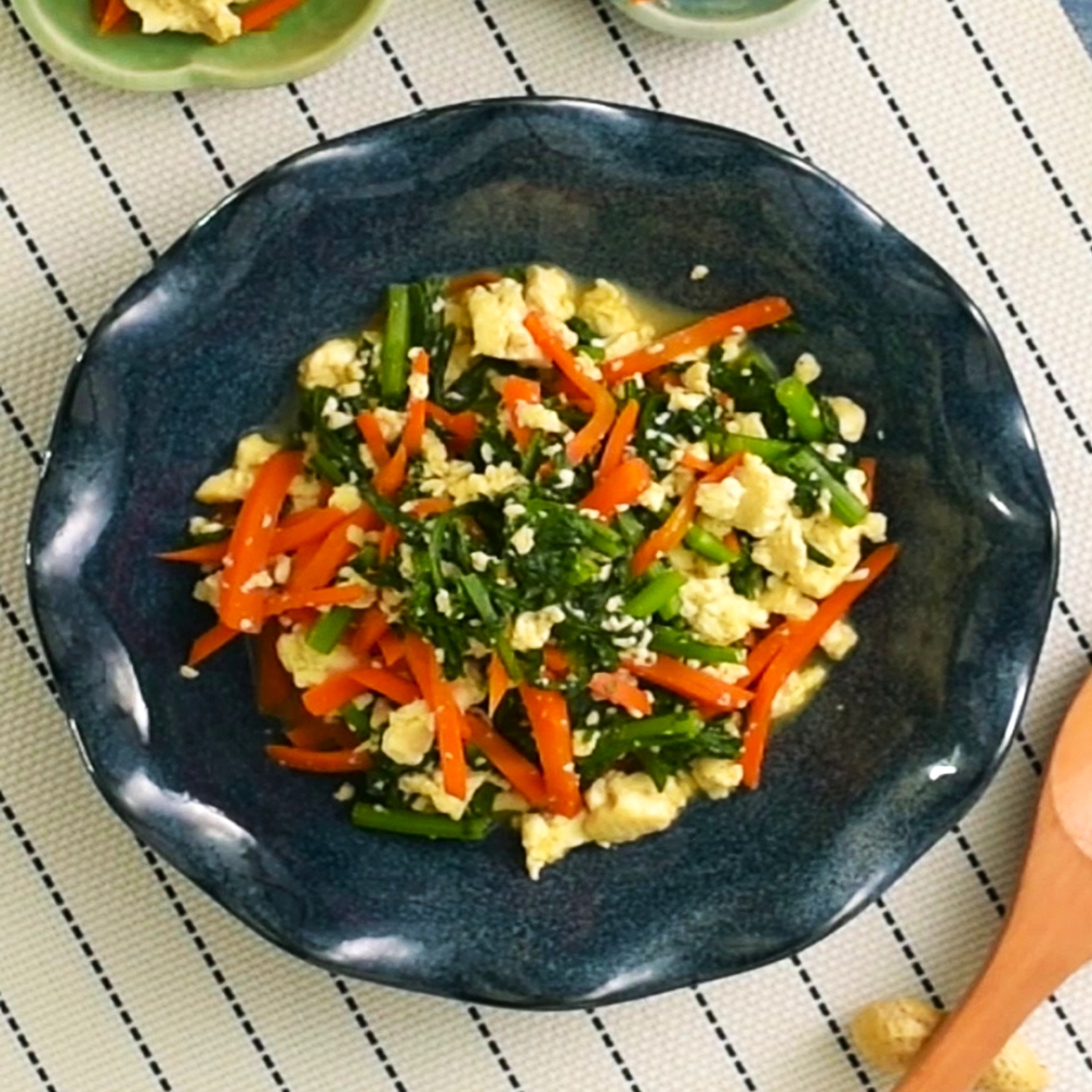 【だし活10周年企画】春菊の炒り豆腐