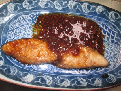 お魚食べよう！　「やわらかブリの照り焼き風」　♪♪