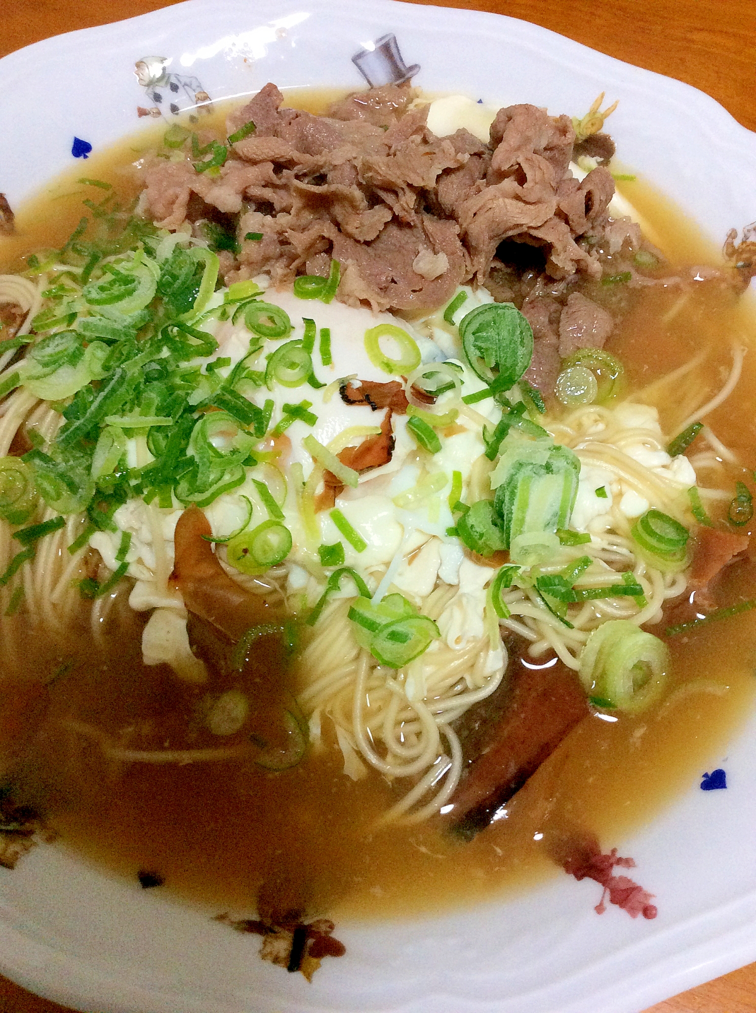 牛卵にゅうめん