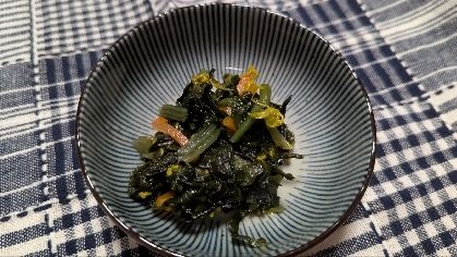 わさび菜のわさび風味お浸し☆減塩志向