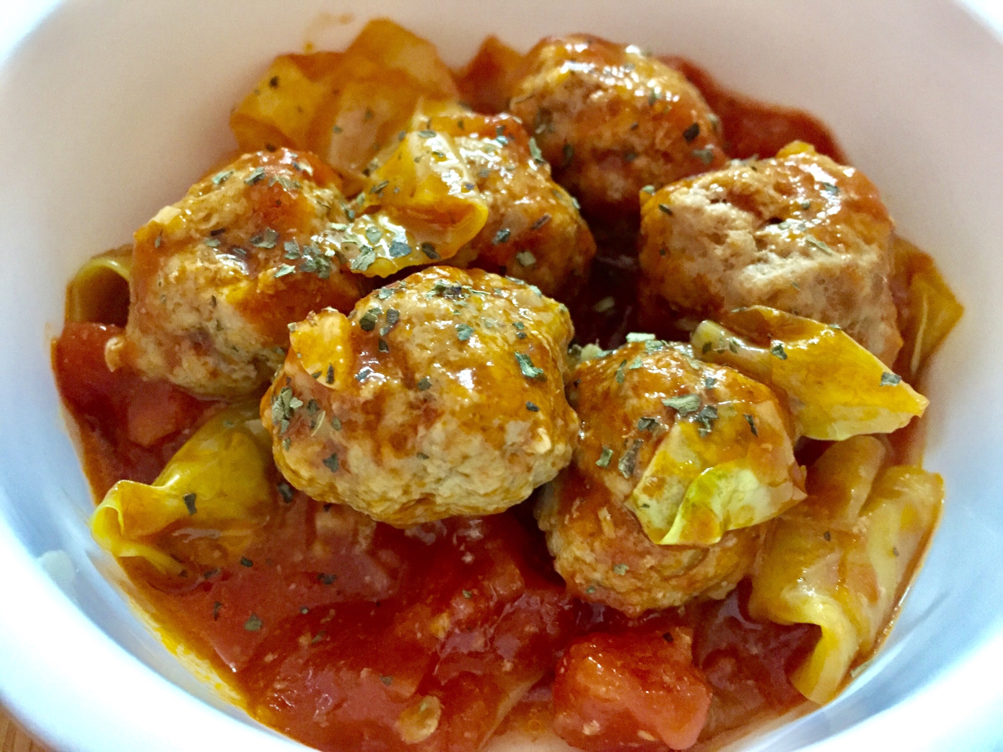 子供も大好き!ミートボールのトマトソース煮