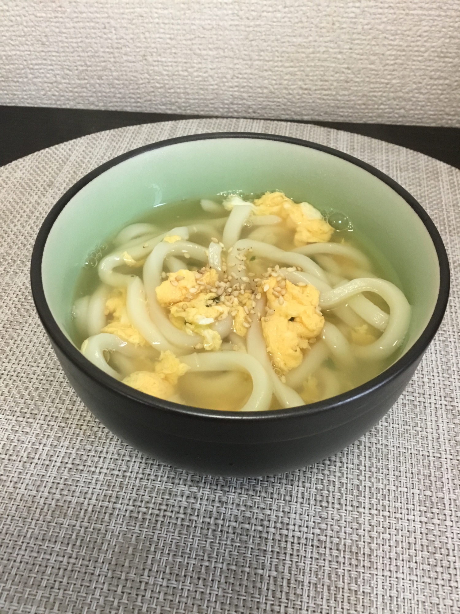 お吸い物の素で♡ふわふわ卵うどん