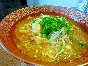 マルちゃん正麺味噌味でスタミナラーメン レシピ 作り方 By わたこげ 楽天レシピ