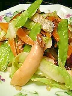 残り野菜で作るオイスターソース野菜炒め♪