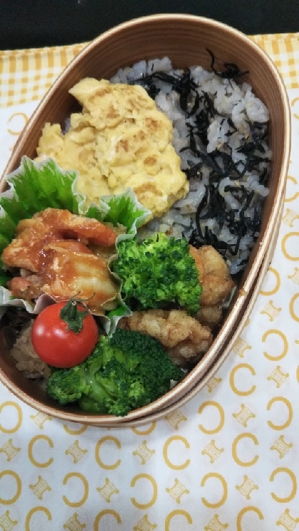 お弁当に入れたくて…と思ったらちょっと焼きすぎました。でもいつもよりふわふわ！