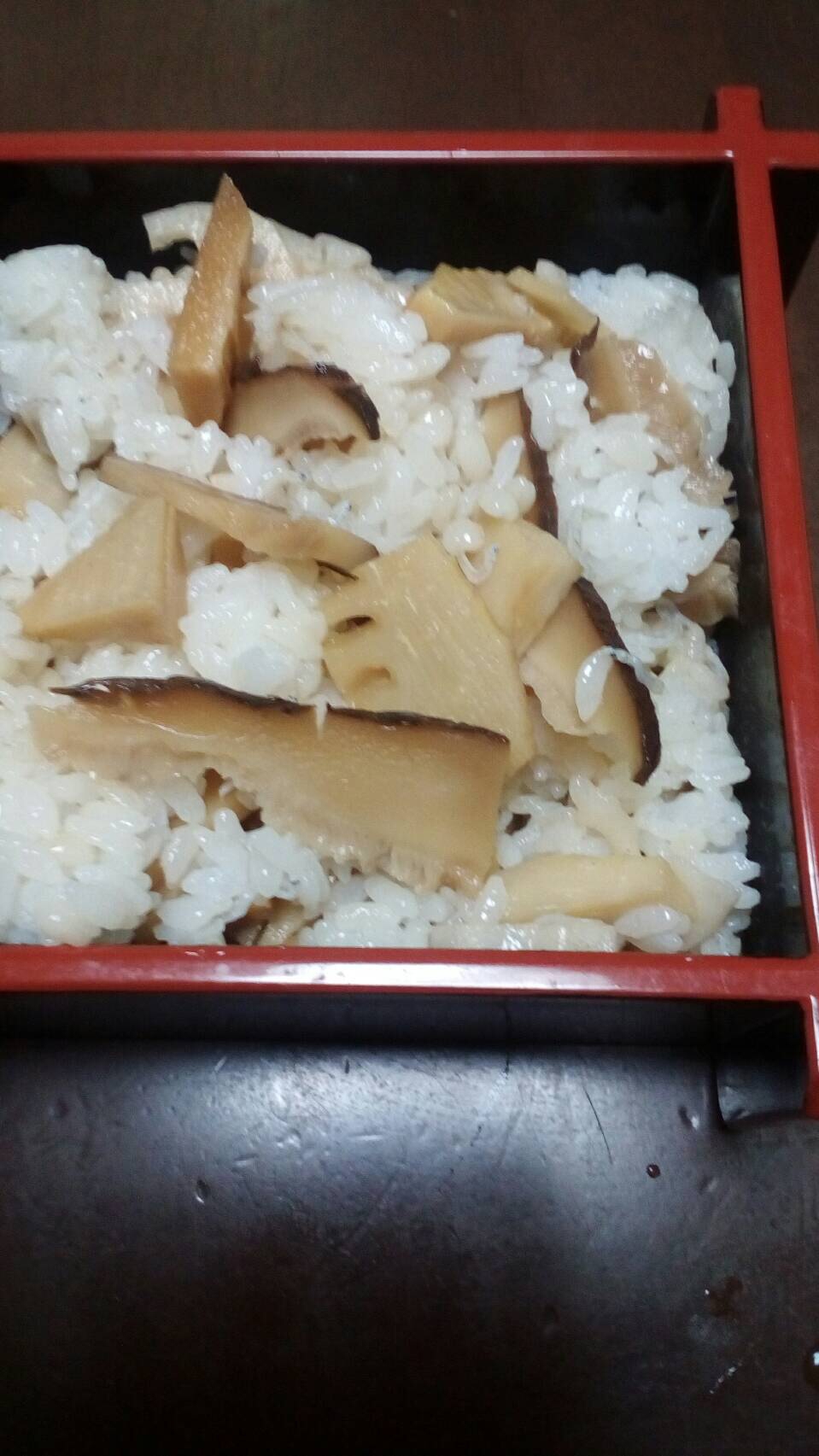 筍と椎茸のちらし寿司