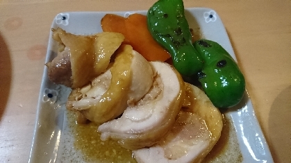 野菜チキンロール☆はちみつ照り焼き味