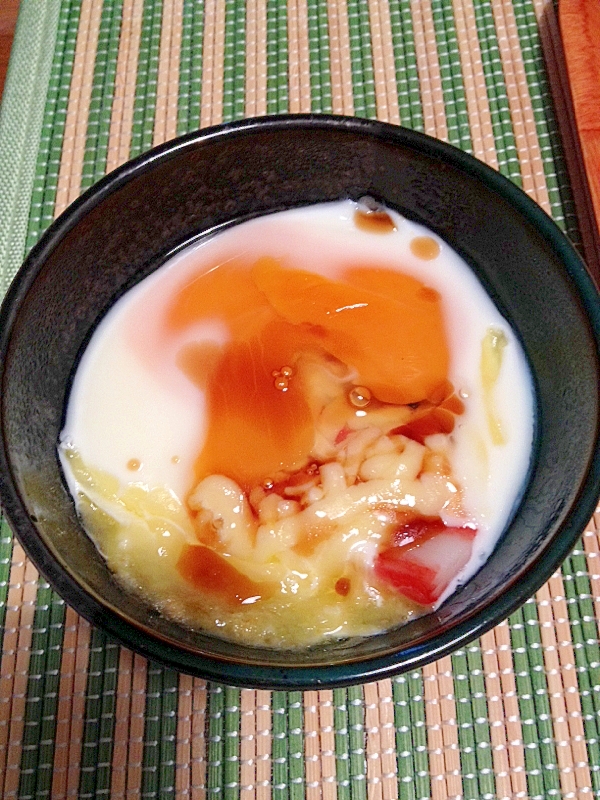 一人ランチ レンジだけ カニカマチーズ卵のご飯乗せ レシピ 作り方 By みゅうしろ 楽天レシピ 一人ランチ レンジだけ カニカマチーズ卵のご飯乗せ レシピ 作り方 By みゅうしろ 楽天レシピ