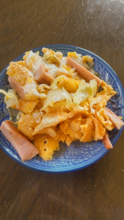 残ったレタスでᕷ* 魚魚とレタスの卵炒めꕤ୭*