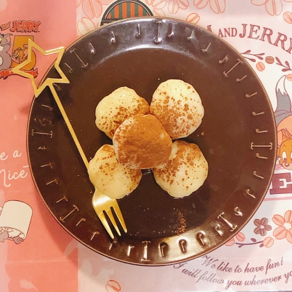 片栗粉で簡単☆ココア風味のミルク餅