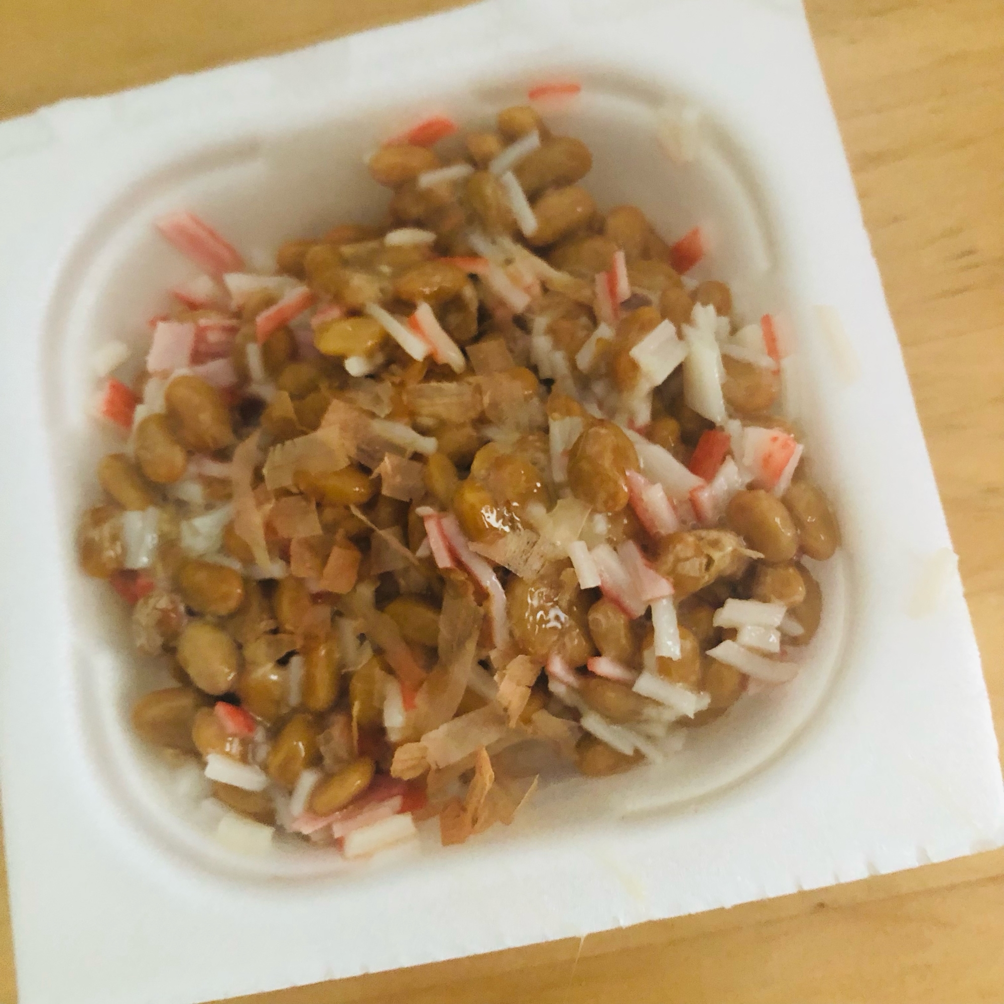 かにかまの納豆