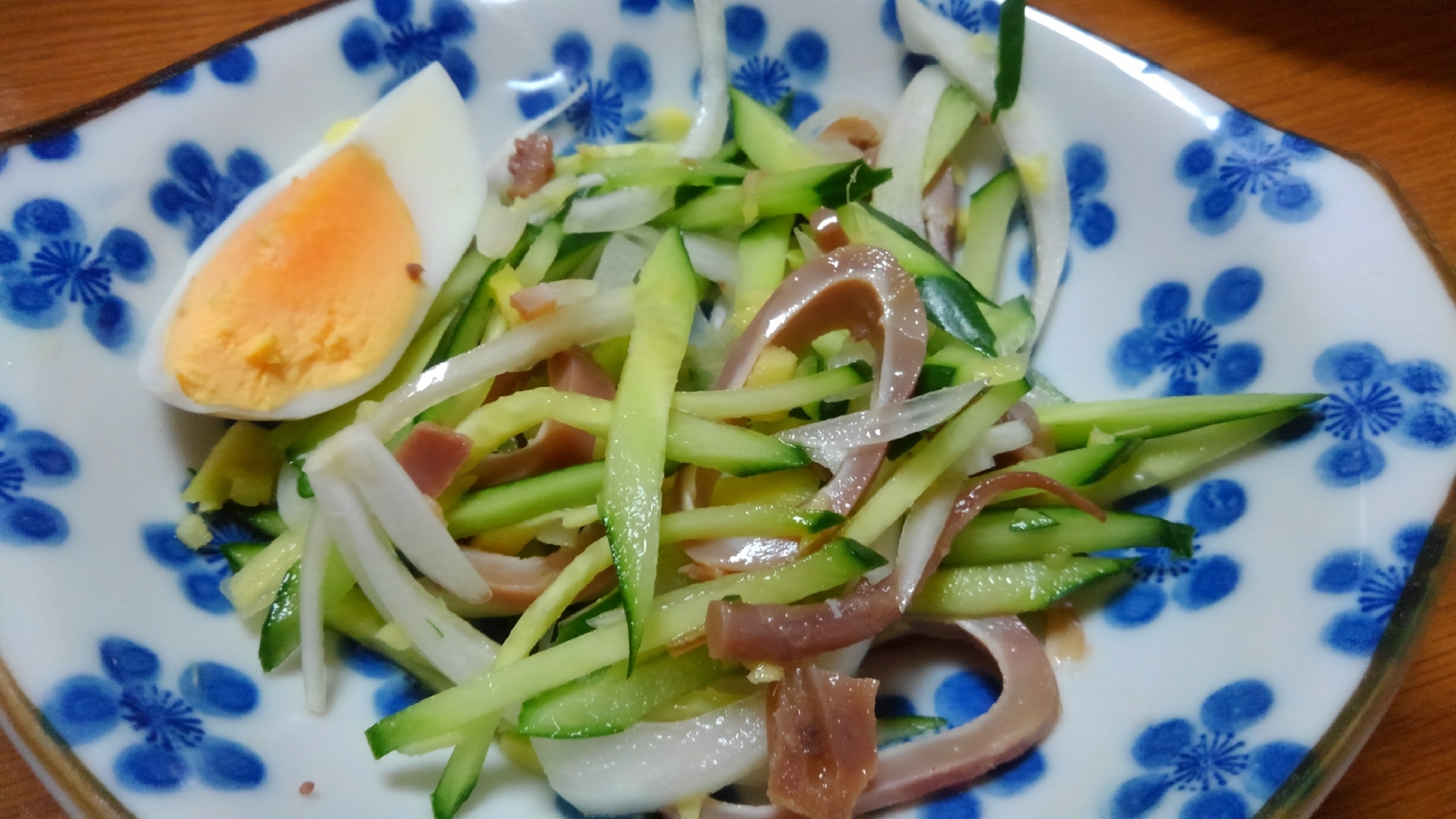 節約レシピ!いかの煮付けで…いかサラダ