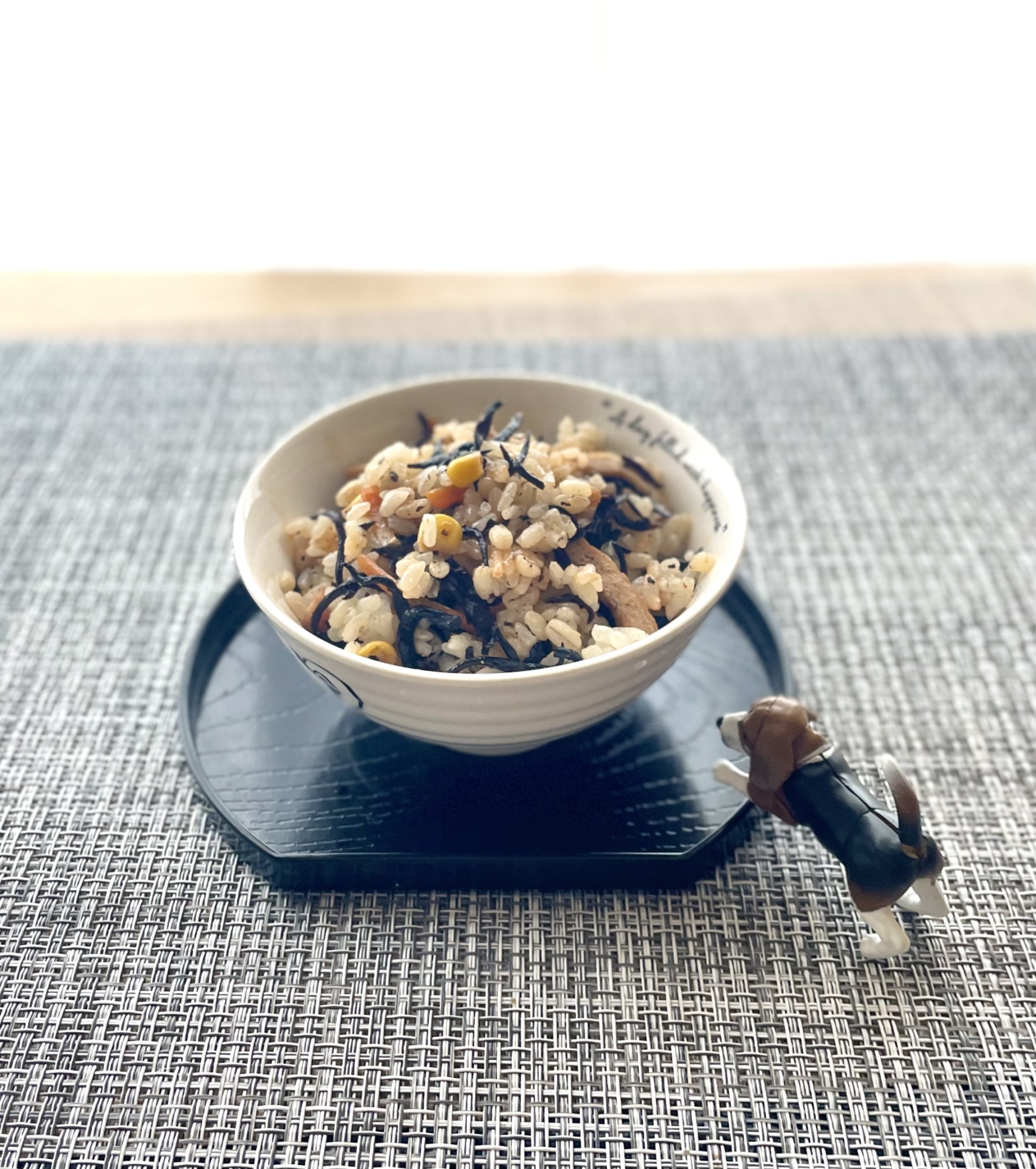 余ったひじきの煮物で…ピリ辛ひじき混ぜご飯♡