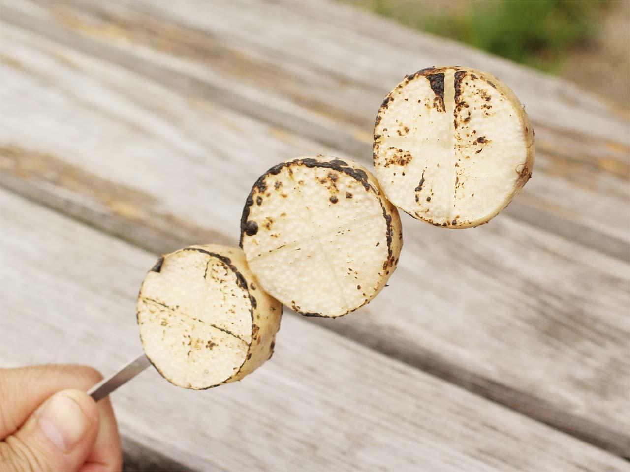超簡単! BBQスタイル!「長芋の串焼き」