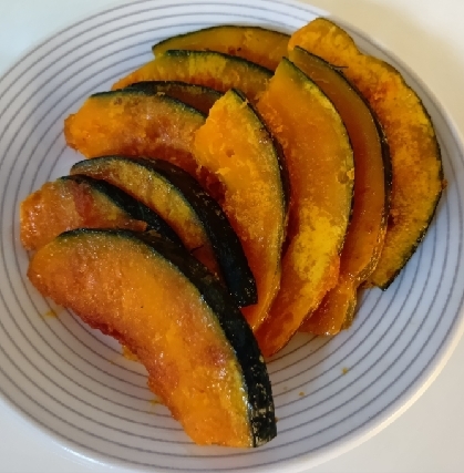 焼くだけ！かぼちゃの甘辛焼き