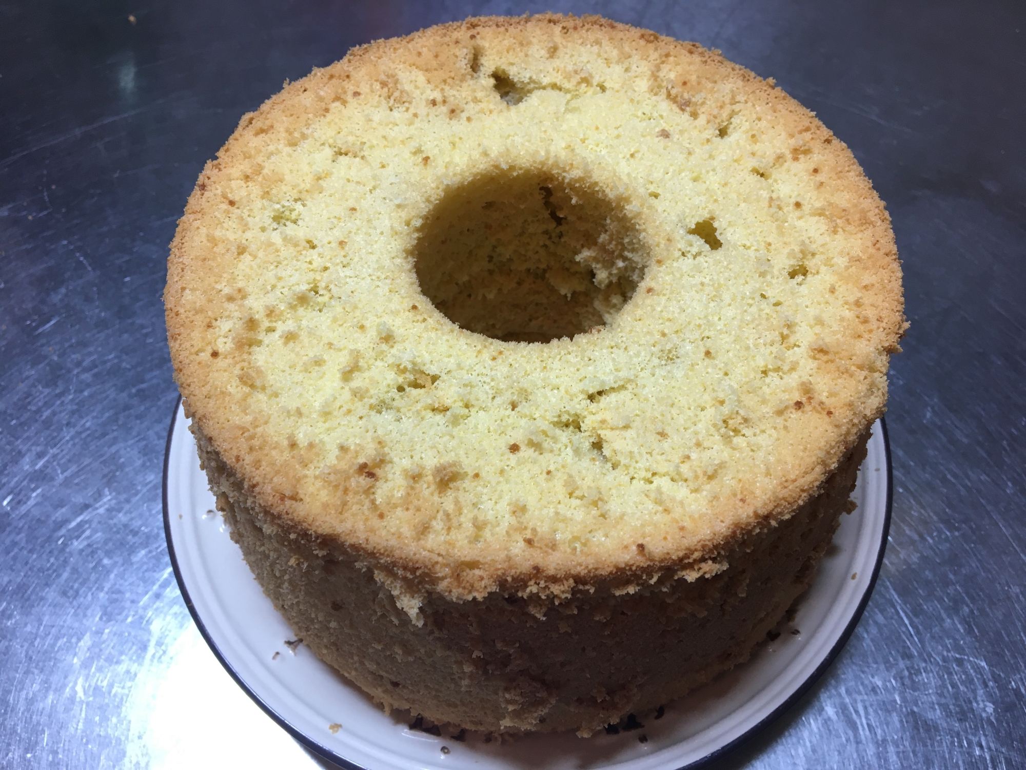 野菜パウダー入り!米粉のシフォンケーキ♪