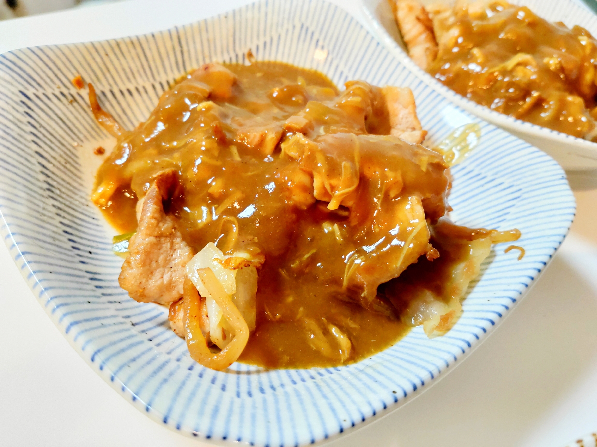 リメイク料理★野菜炒め カレーあんかけ