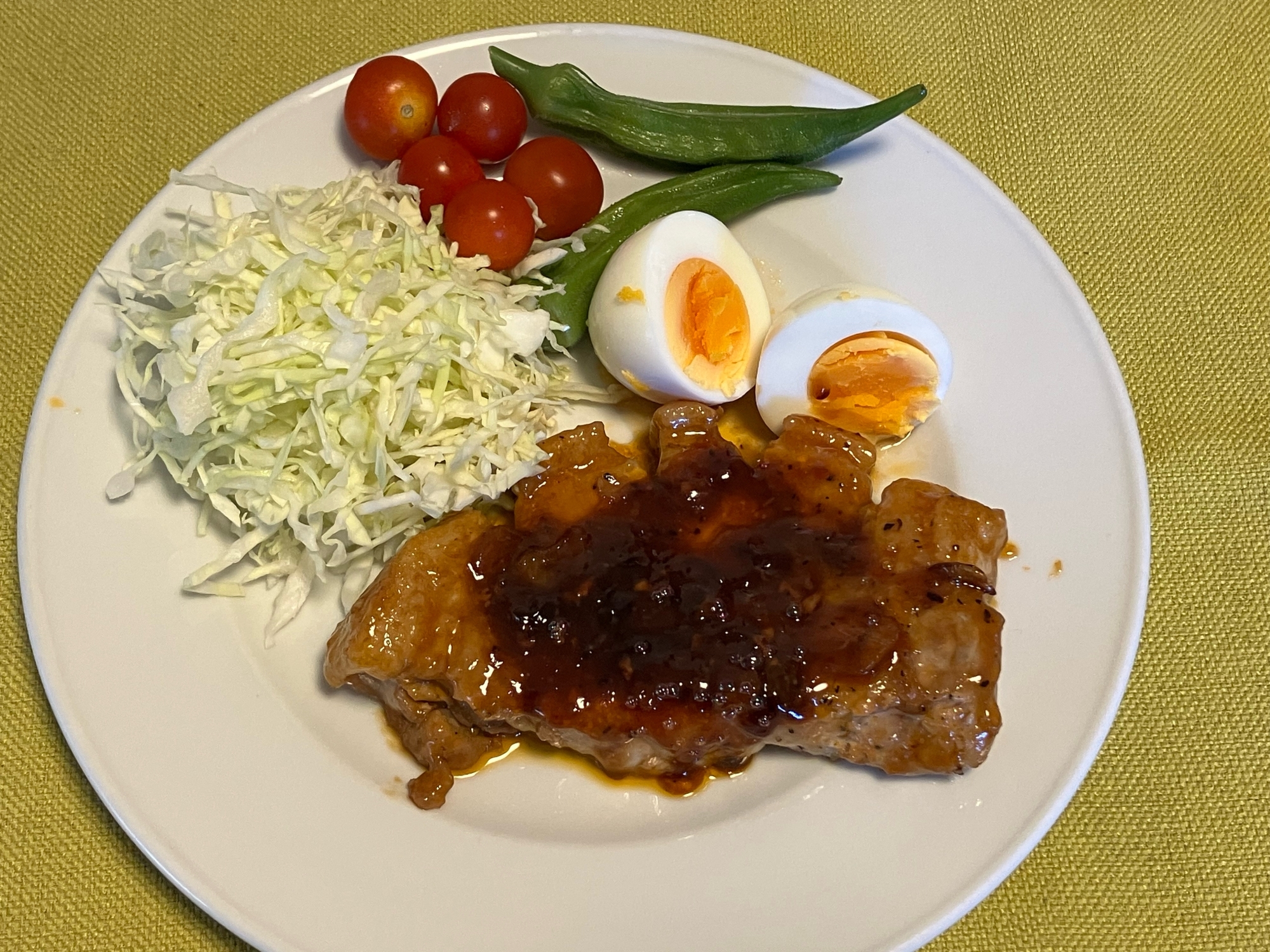 うちのおかず　トンテキ