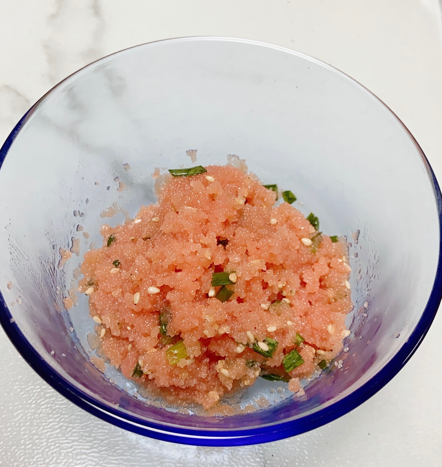 ごま油風味の韓国風明太子 レシピ 作り方 By あぴたんママ 楽天レシピ