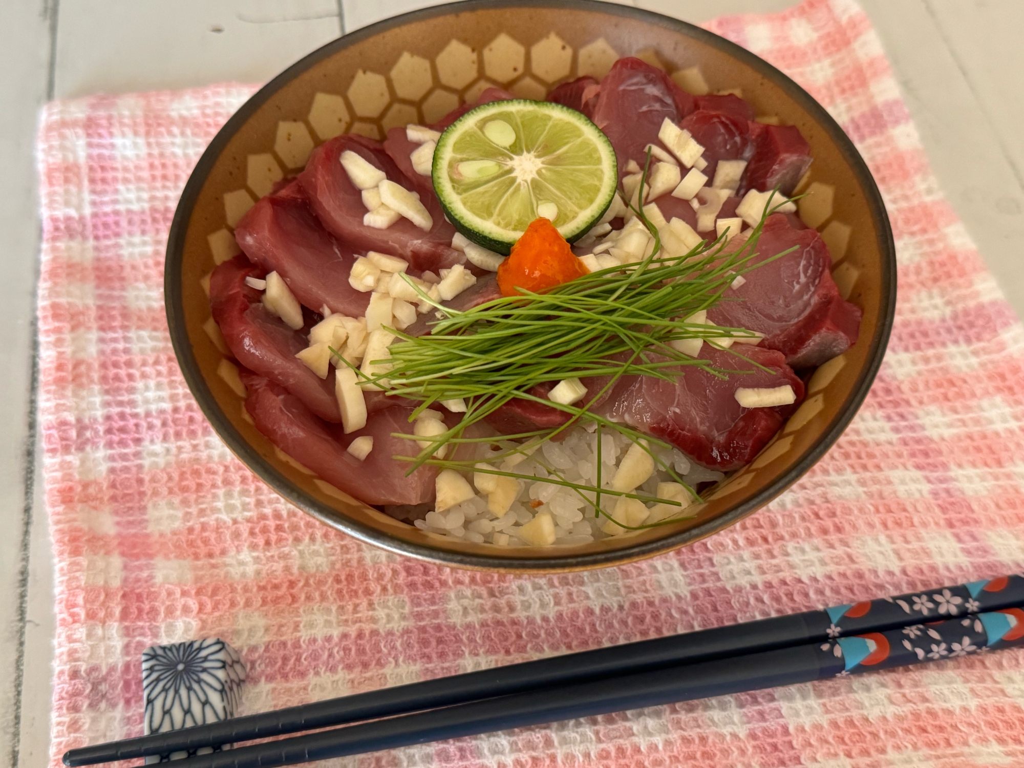 彩りも良し！食べたら癖になる鰤丼✿