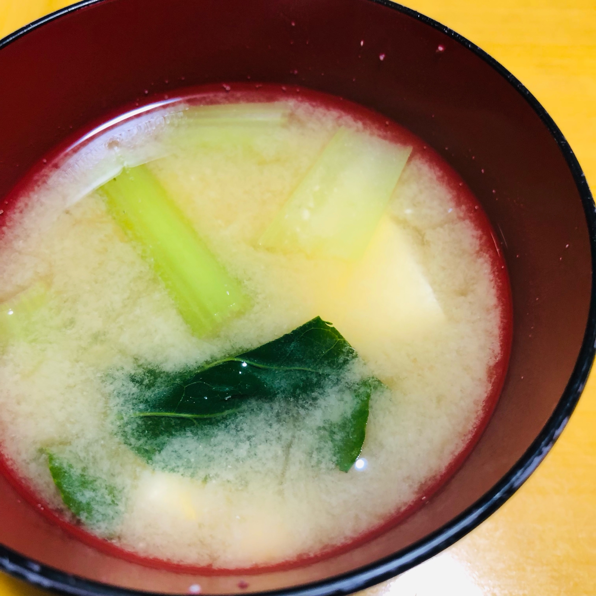 小松菜の味噌汁