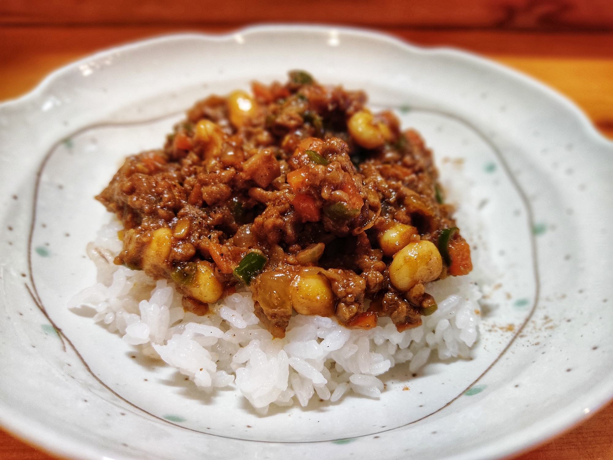 豆と野菜たっぷり☆ドライカレー