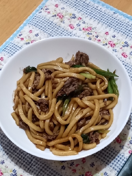 基本の！我が家の焼きうどん