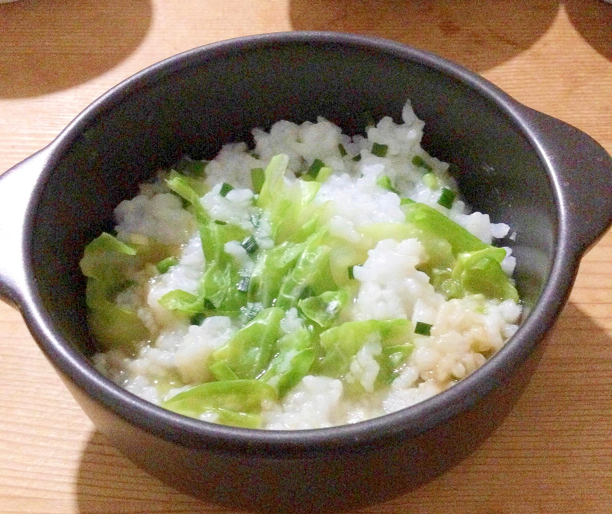 レタス細ねぎ入りご飯♪