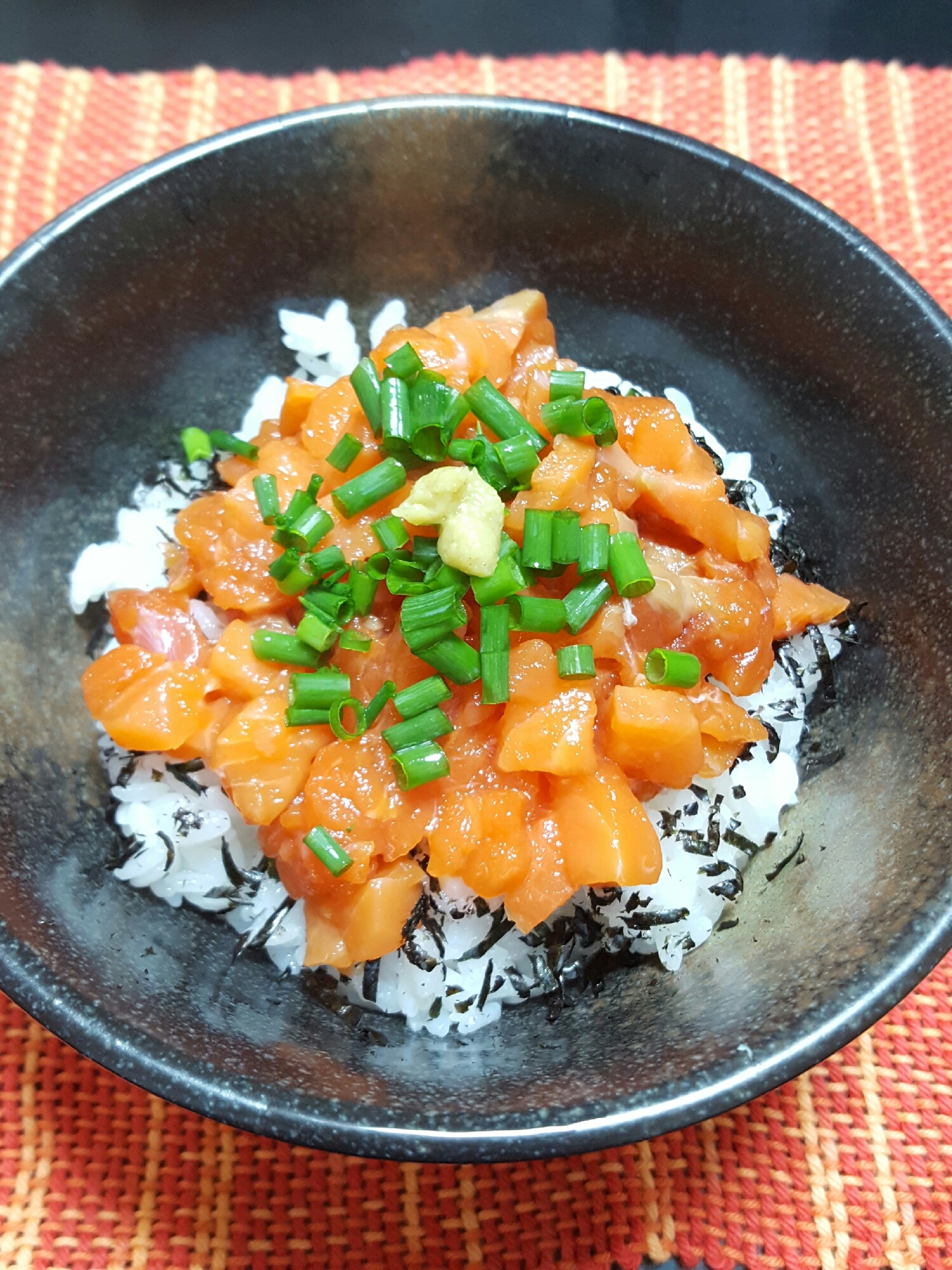 ☆★サーモンのたたき丼～★☆