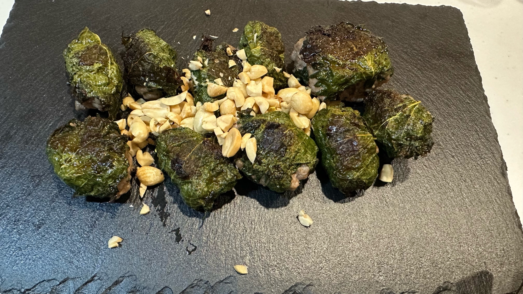 エスニック☆しそとひき肉の肉団子