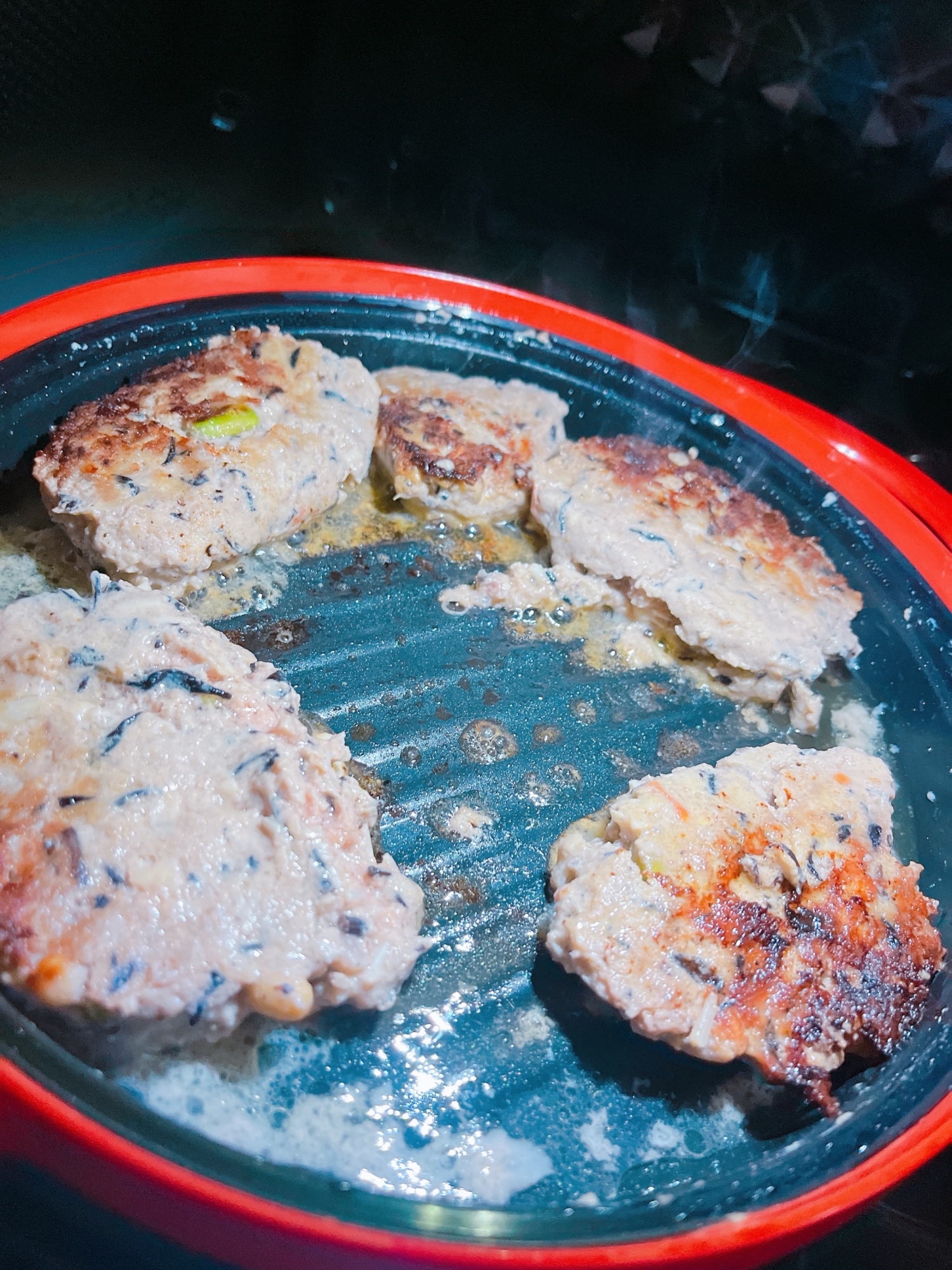 ひじき￤ハンバーグ￤簡単￤レンチン￤冷凍￤作り置き