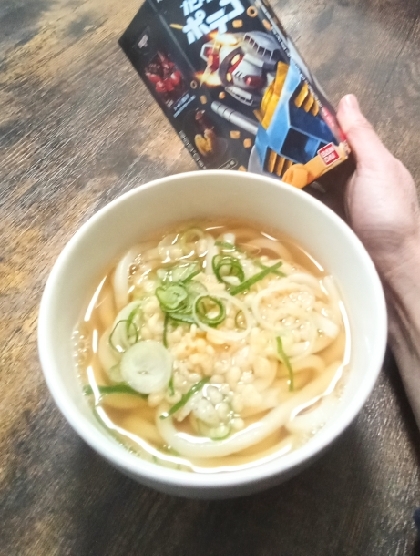 ネギたぬきうどん