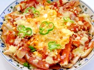 残り物を再活用!クレイジーなパン耳ピザ