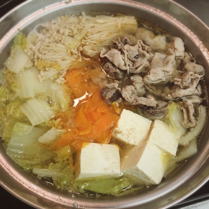 にんにくが効いたスープがとっても美味しかったです。また作ります(^^)