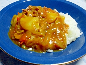 カレールゥで簡単に☆和風カレー