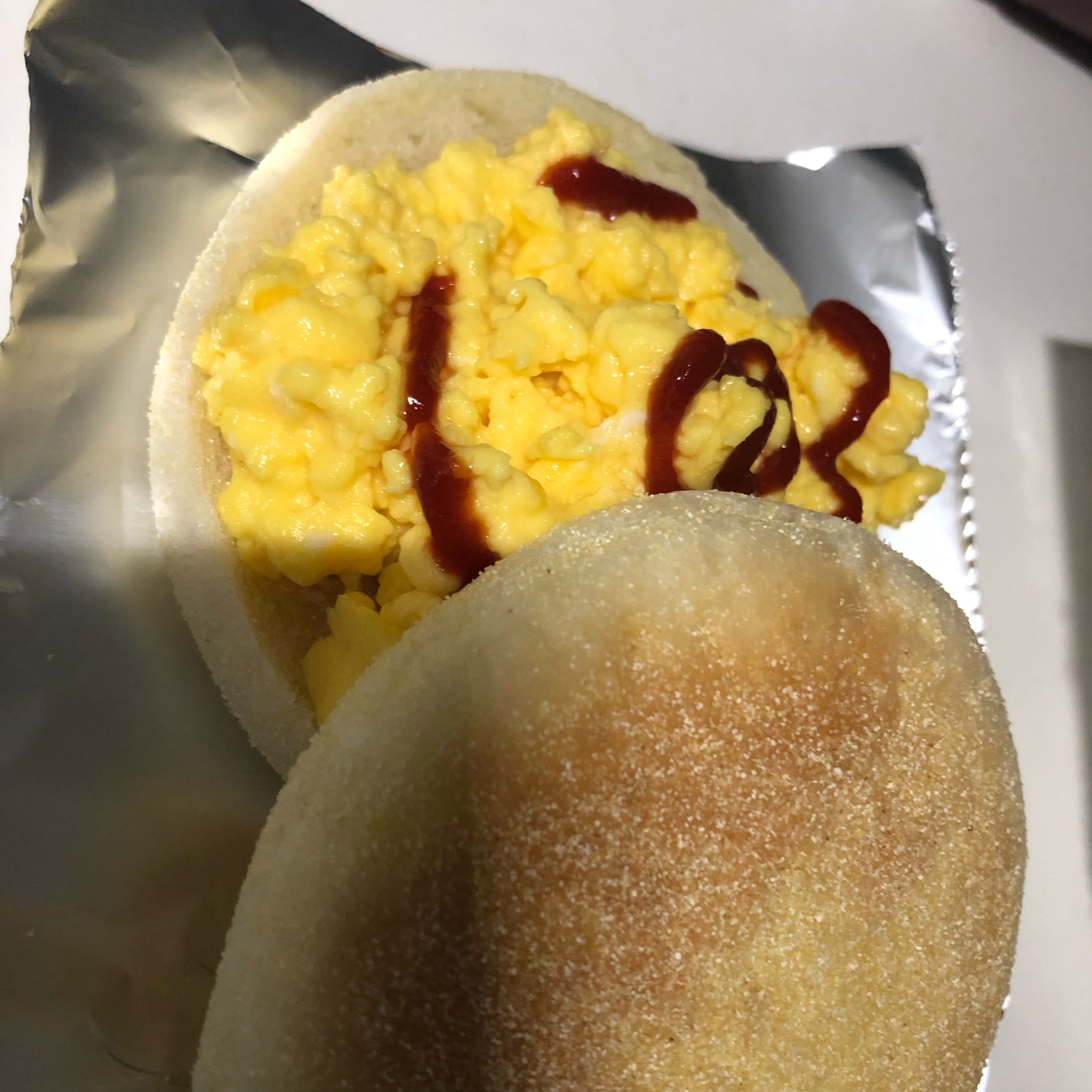 スクランブルのイングリッシュマフィン