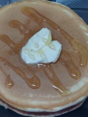 裏技でふわふわ♪お家でお店の味♪ホットケーキ レシピ・作り方 by
