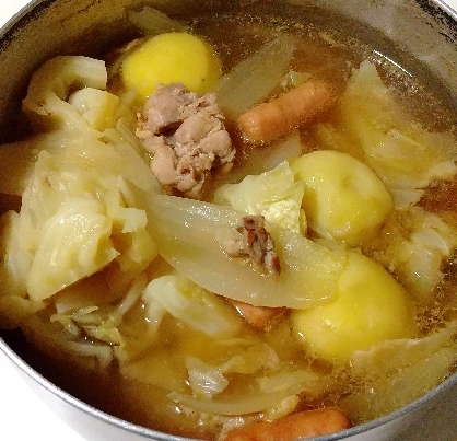 簡単♪煮込むだけ野菜と鶏肉のポトフ