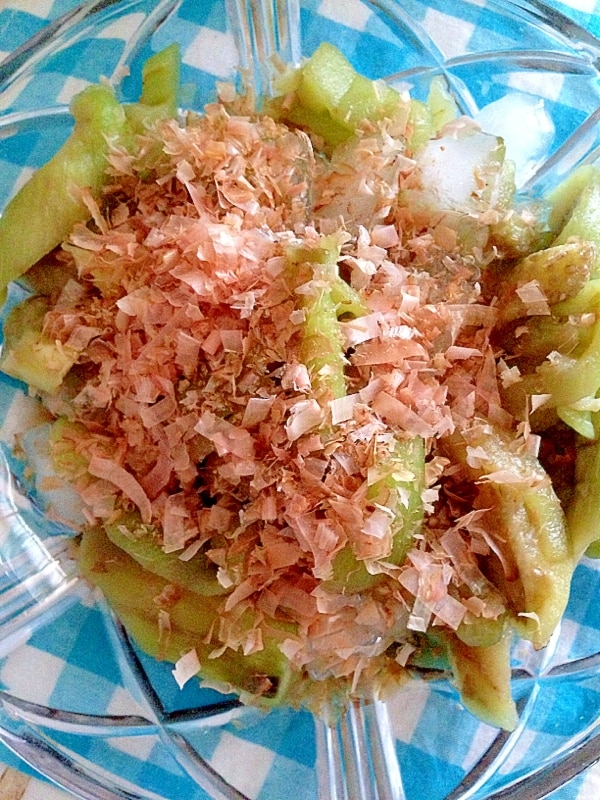 茹で茄子のおかか&麺つゆ&ポン酢☆ レシピ・作り方 by THANK YOU GOOD