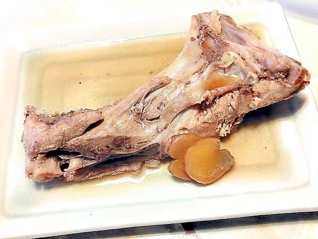 まぐろのカマをシンプルに!マグロカマの煮つけ♪