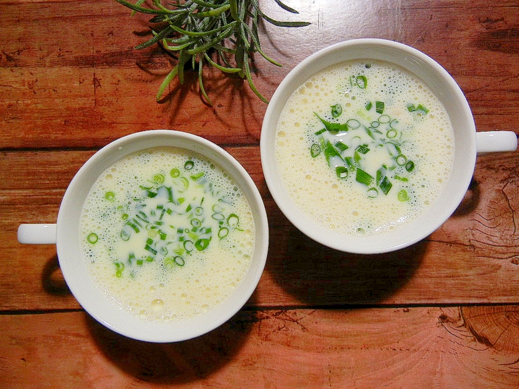 豆乳と長芋の冷製スープ