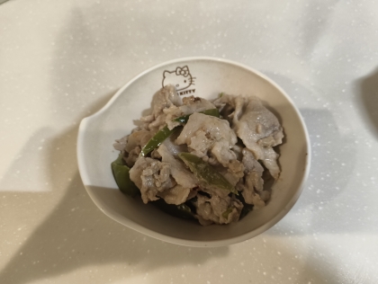 しっとり柔らか！豚こま肉とピーマンのマヨポン酢炒め