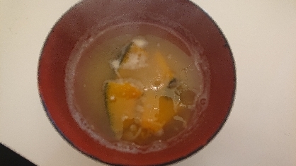 子どもも大好き☆かぼちゃたっぷりお味噌汁