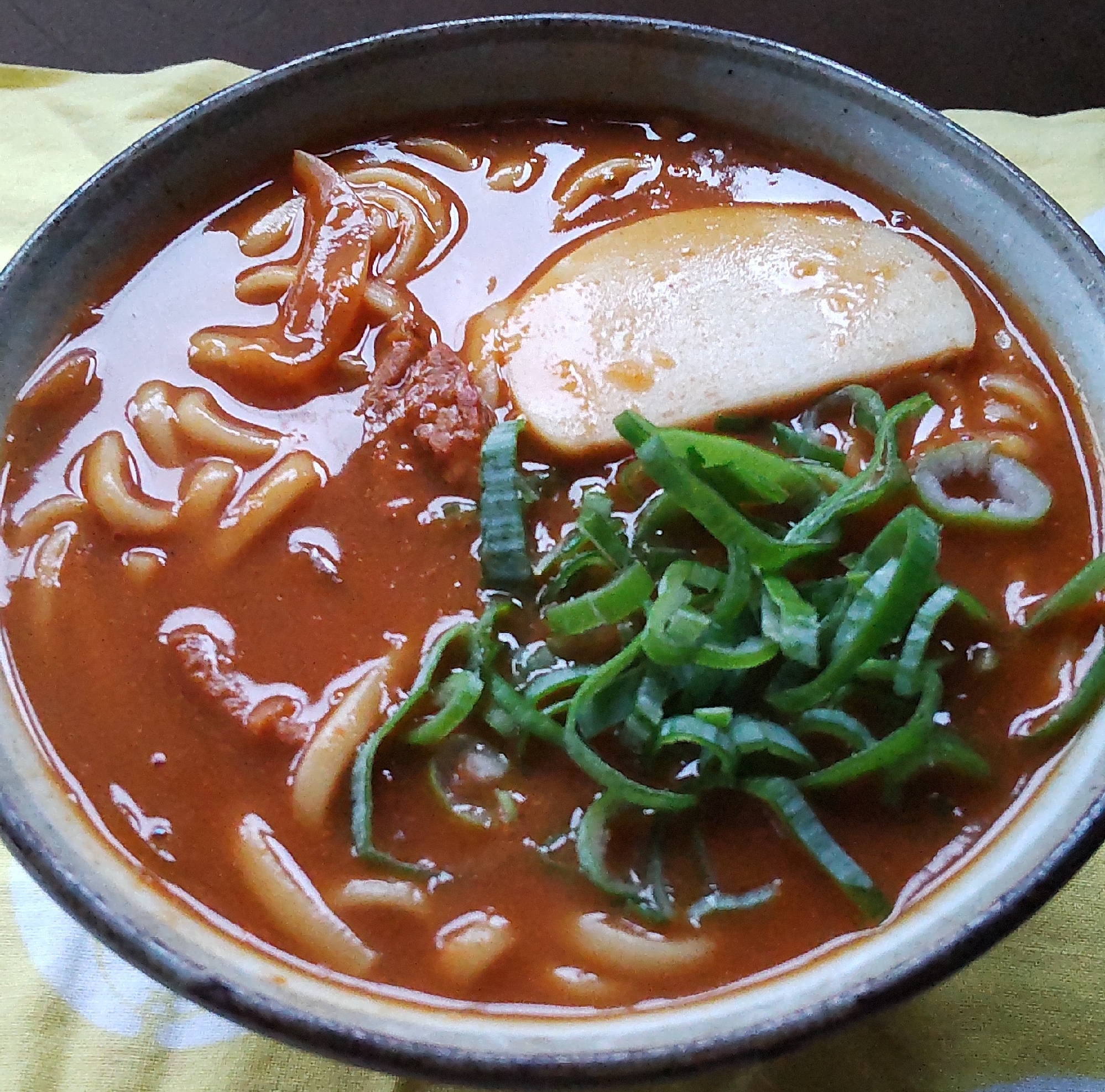 カレー細うどん♪